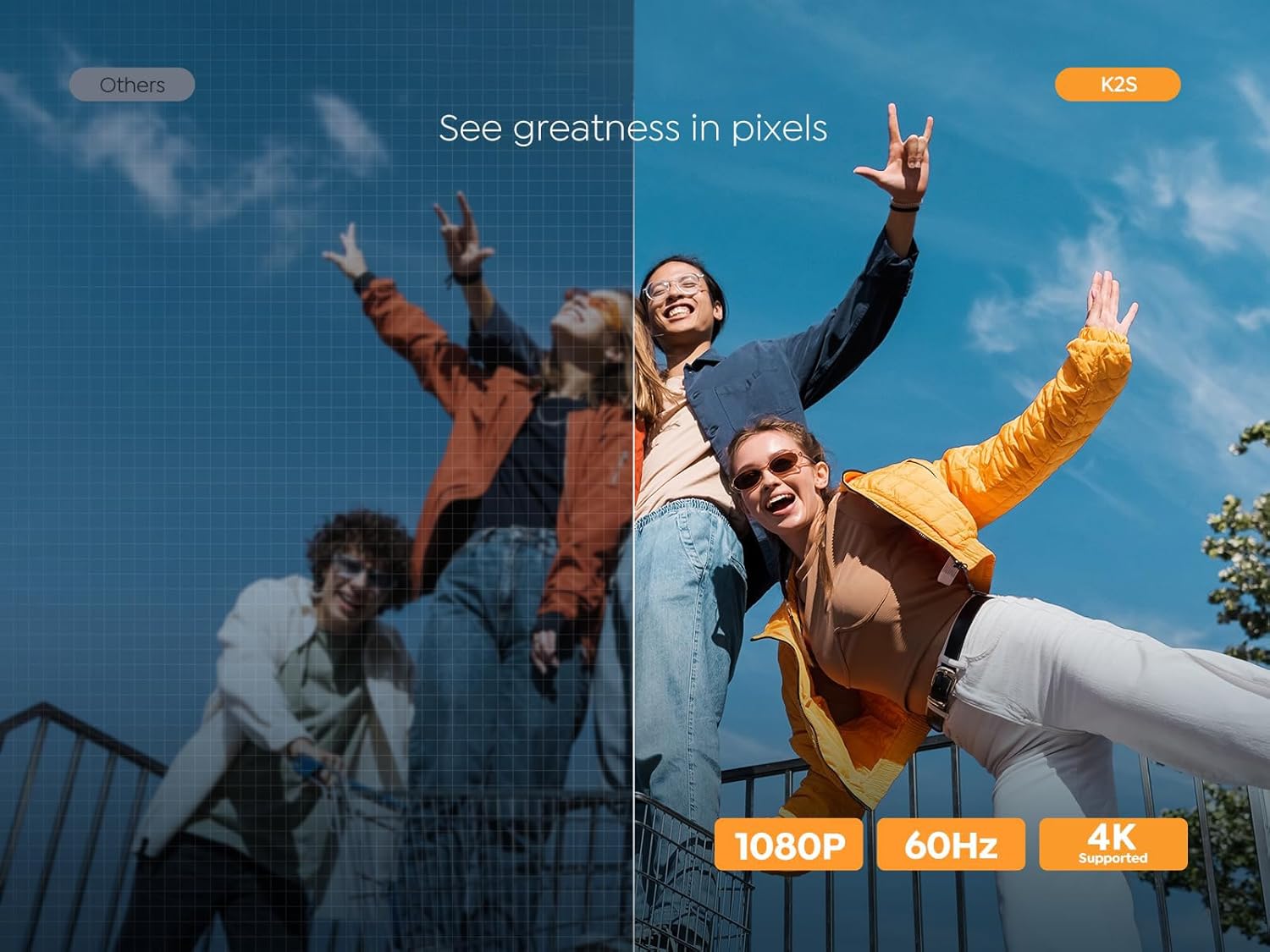 Projector 4K with Google TV