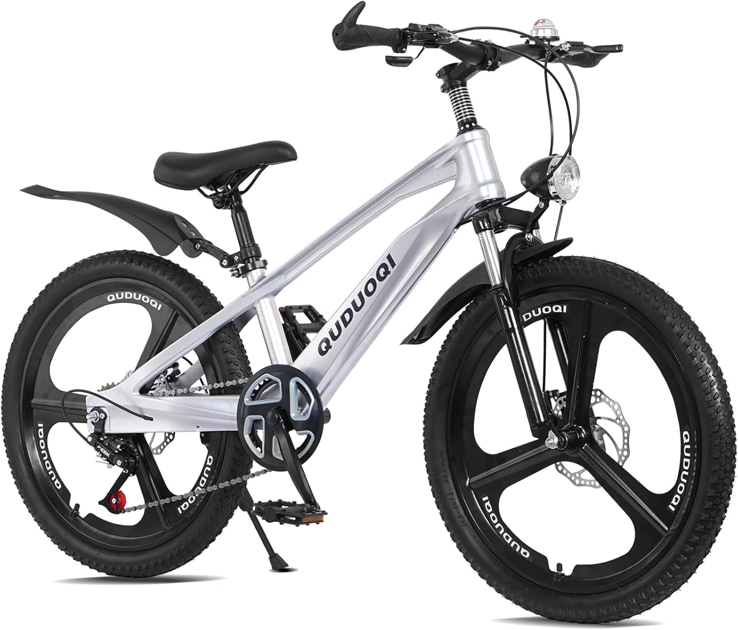 20 Inch Kids Mountain Bike, 7-Speed Youth Bicycle with Magnesium Alloy Frame & One-Piece Wheels
