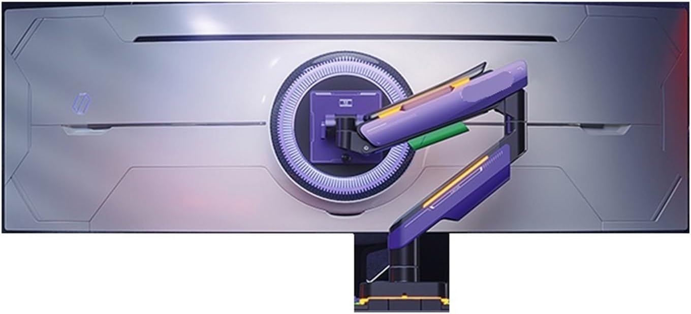 Monitor Stand T18E Computer Robotic arm Cantilever Display 49-inch e-Sports Screen Stand(Purple)