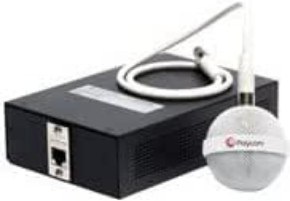 Polycom IP Ceiling Microphone Array-White: Contains Electronics Interface, Wall PLA Digital Cameras/Keyboards/INPU Microphones - Audio Input (10273900)