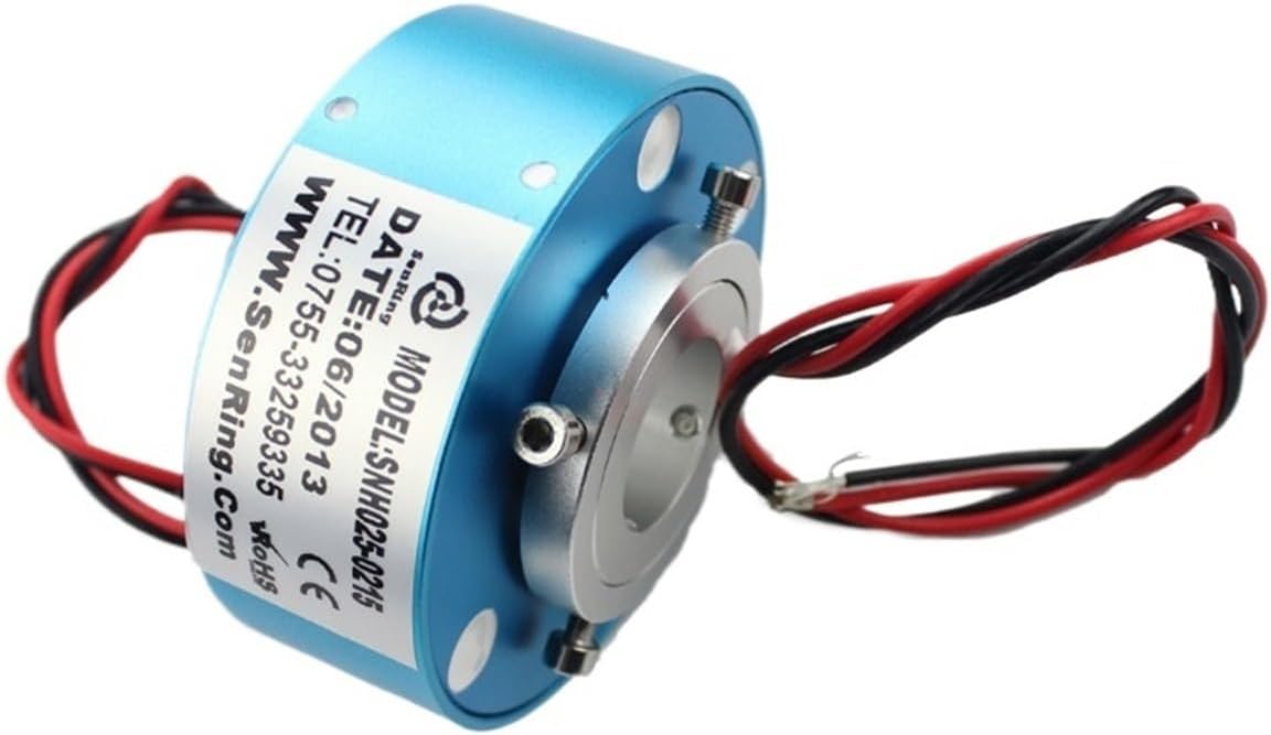 2 Circuits Each 15A of Through bore/Hole Slip Ring/Rotary Joint Inner Size 25.4mm