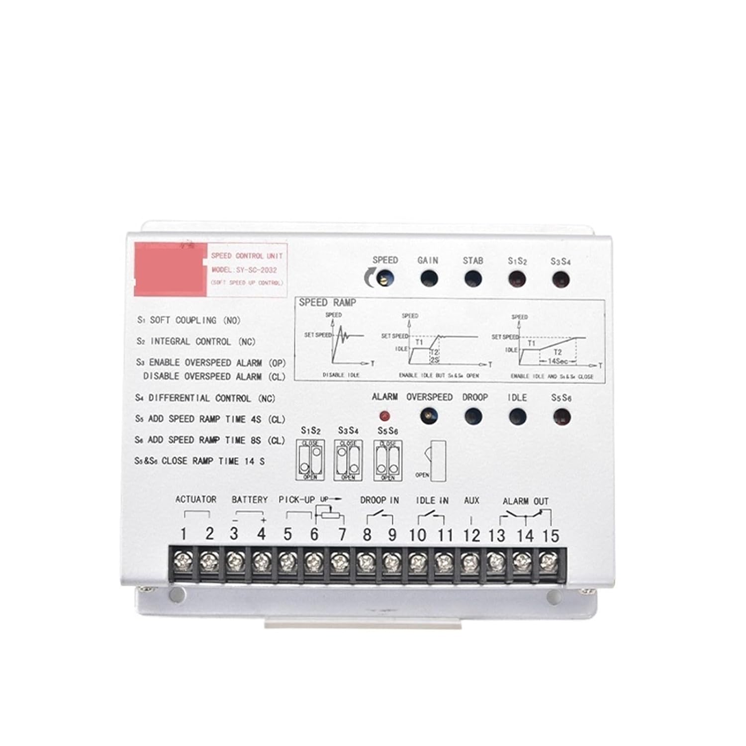 SYOAXVVD 1pcs SY-SC-2032 Speed Controller for Ship Light Engineering Machinery Diesel Engine Constant Speed Governor