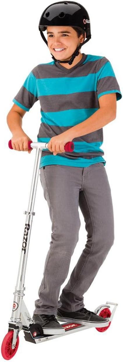 Razor A6 Kick Scooter for Kids Ages 8+ - Extra-Tall Handlebars & Longer Deck, 10