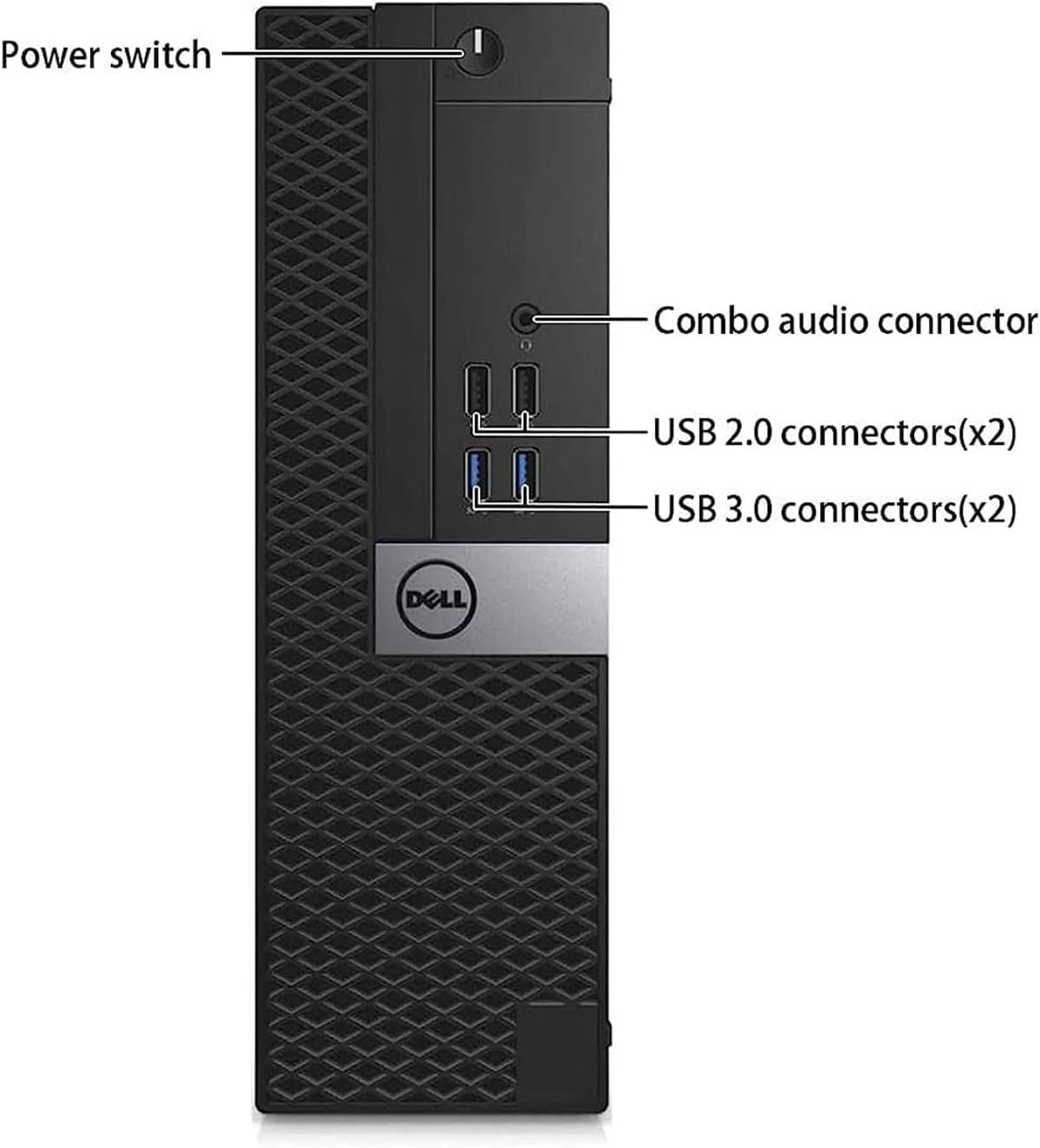 Dell OptiPlex 7040 SFF Desktop Win11 PC w/ 24in FHD Monitor, 7040 SFF PC Computer Core i5-6th, 16GB RAM, 256GB SSD, RGB Keyboard, Headset, DP Cable (Renewed)