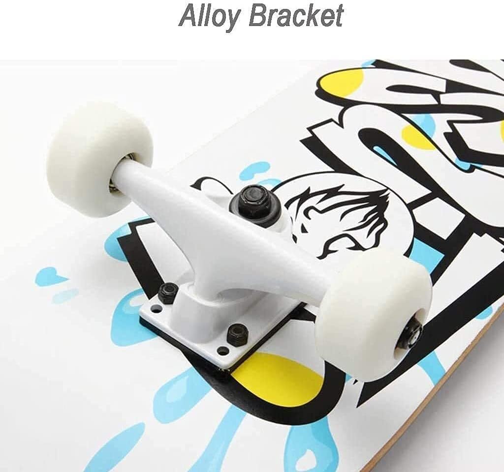 Four-Wheel Skateboard, Four-Wheel Double-Kick, concave Design, 7-Layer Maple mini