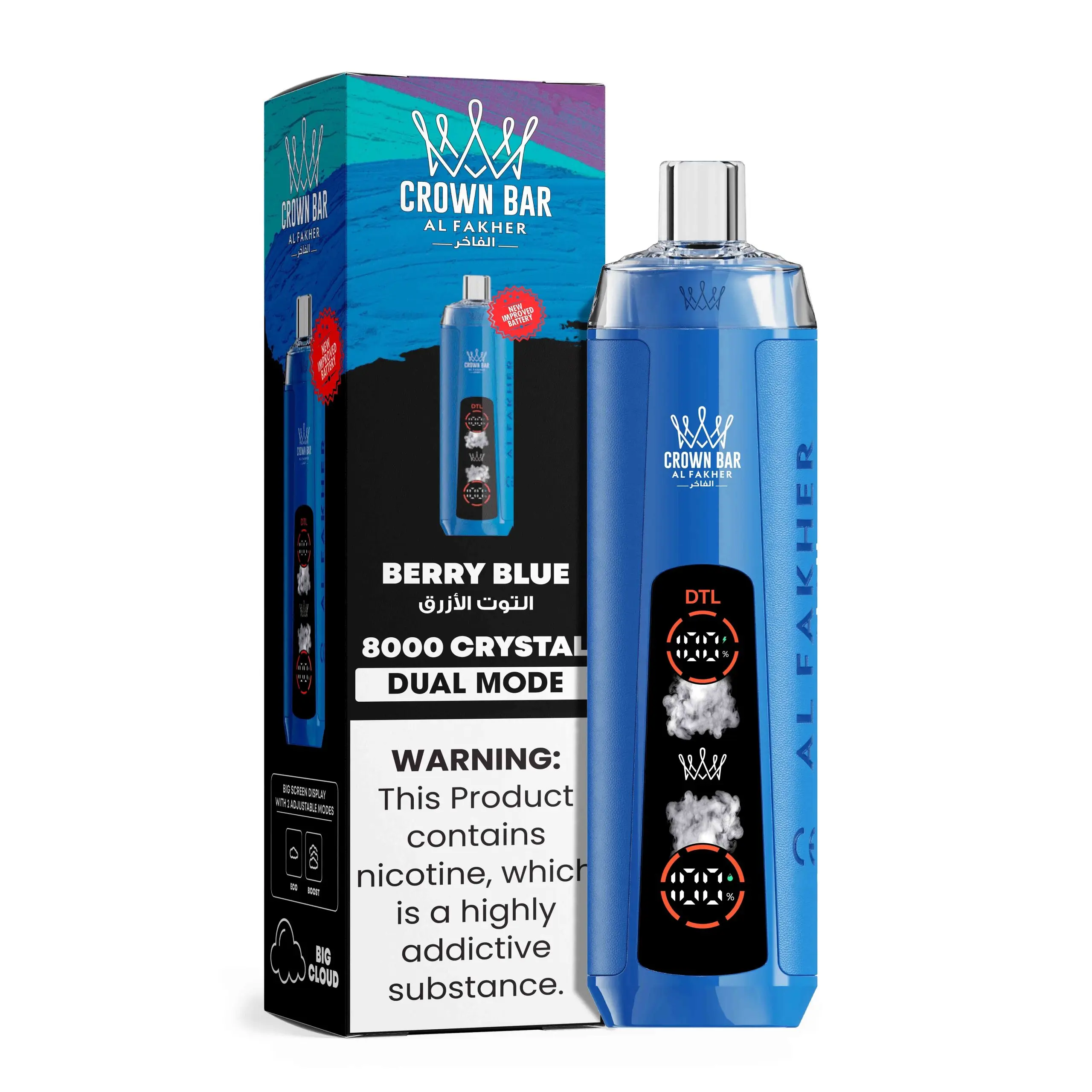 AL FAKHER CRYSTAL 8K (10pcs) - MYEU VAPES