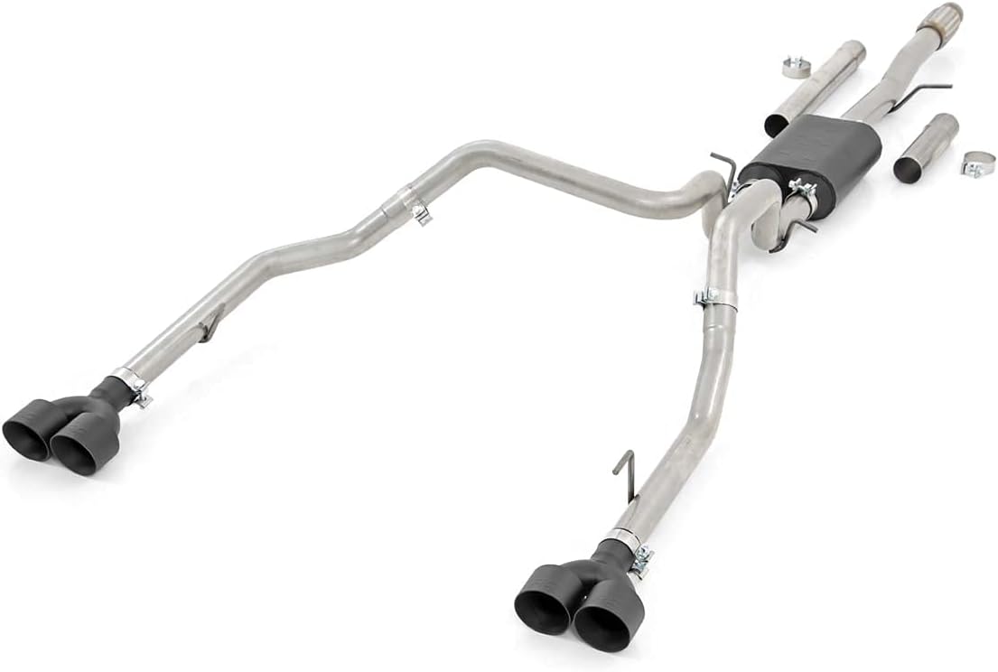 Rough Country Dual Cat-Back Exhaust for 19-24 Chevy/GMC Sierra |5.3L - 96011