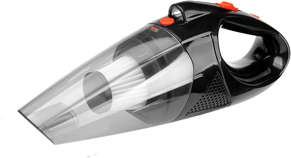 Wireless Car Vacuum Cleaner Led Lighting, Wet and Dry Silent Noise Reduction Lithium Battery Charging, Hand-Held Vacuum Cleaner Dual Use for Home and Car, Easy to Use, Button Open