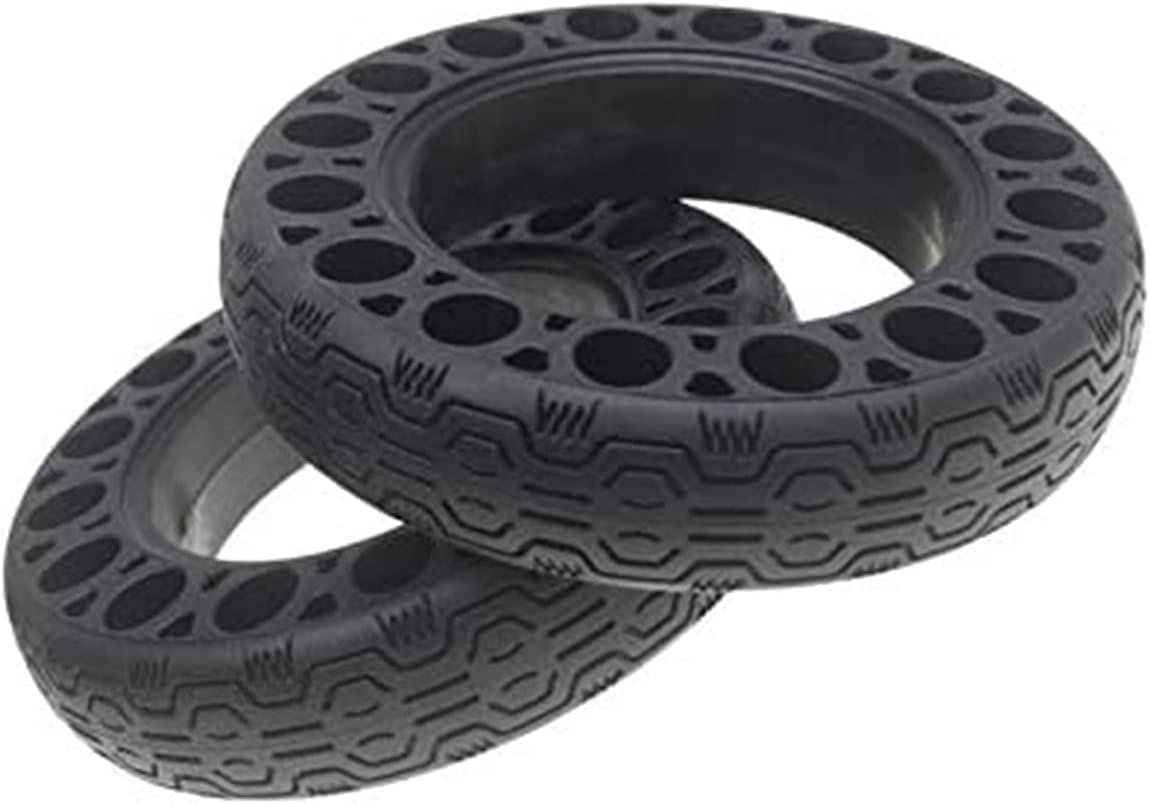 tire Scooter Replacement Tires Solid Honeycomb Tyres for 10 Pouces Solid Tire Electric Scooter Front/Rear Wheel Non-Slip Anti Puncture Tire Accessories Electric scooter tires