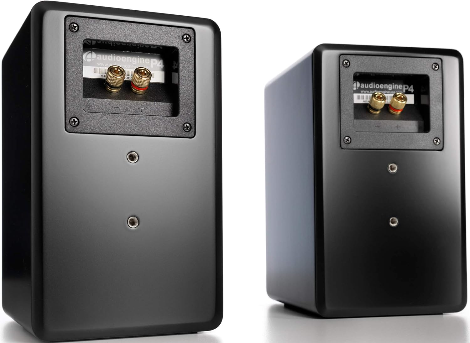 Audioengine P4 Passive Bookshelf Speakers | Home Stereo High-Performing 2-Way Desktop Speakers (Black) for Music Gaming Movies Studios Dorms Bedrooms Offices