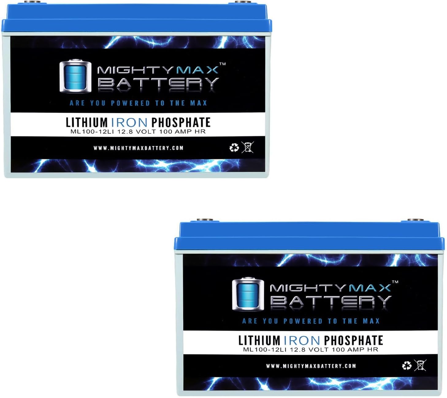 Mighty Max Battery 12V 100AH Lithium Replacement Battery Compatible with Pride Mobility Pursuit XL Scooter SC714-2 Pack