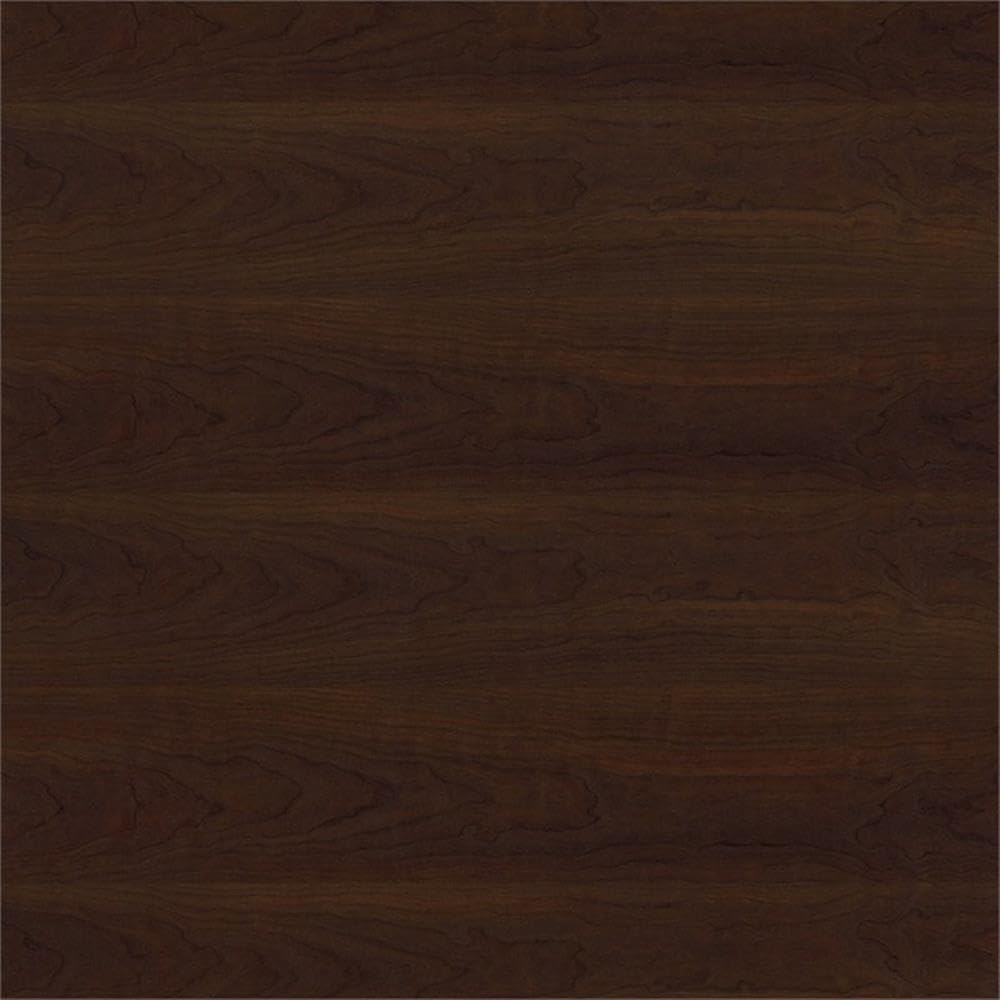 Home Square 5 Shelf Wood Bookcase Set in Bing Cherry (Set of 2)