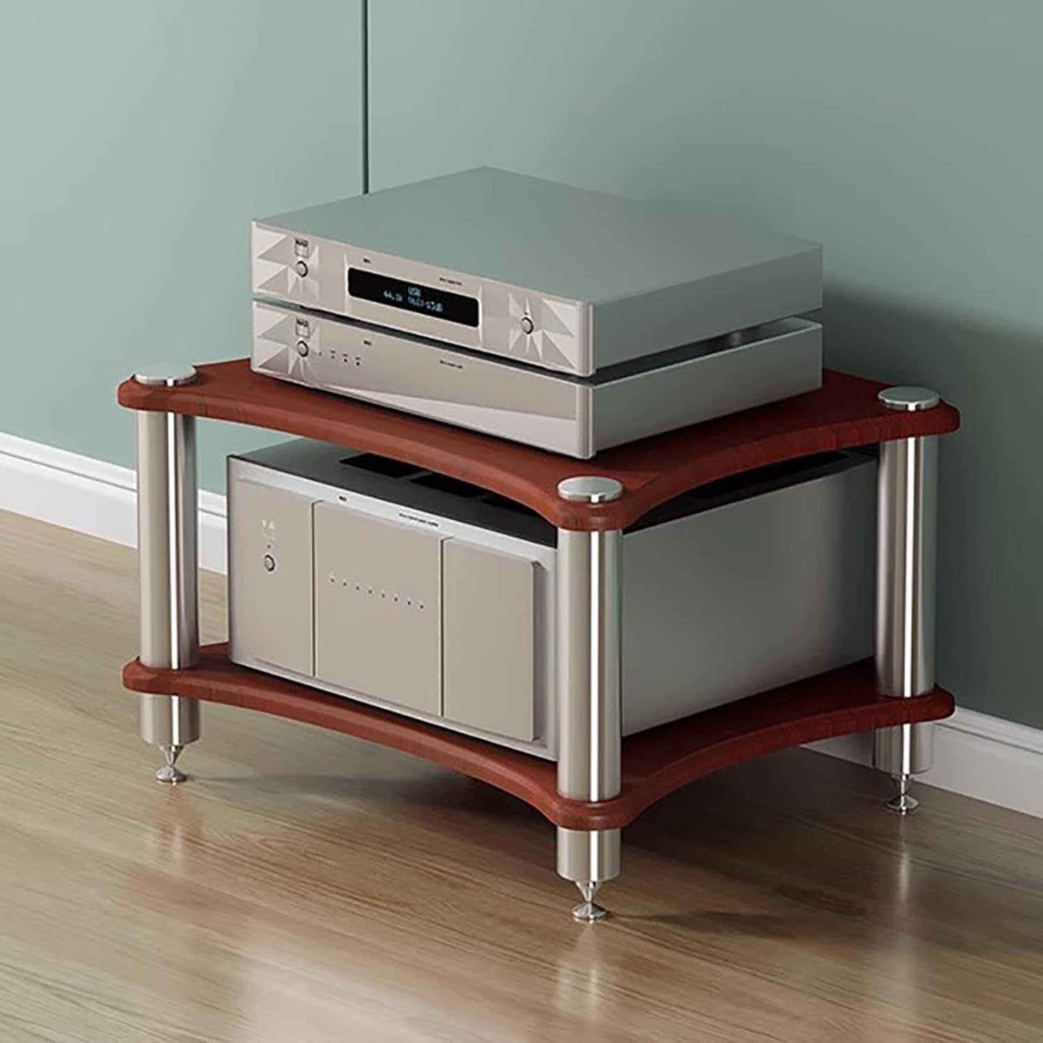 Elitix 1 2 3 4 Tier Audio Cabinet Media Stand
