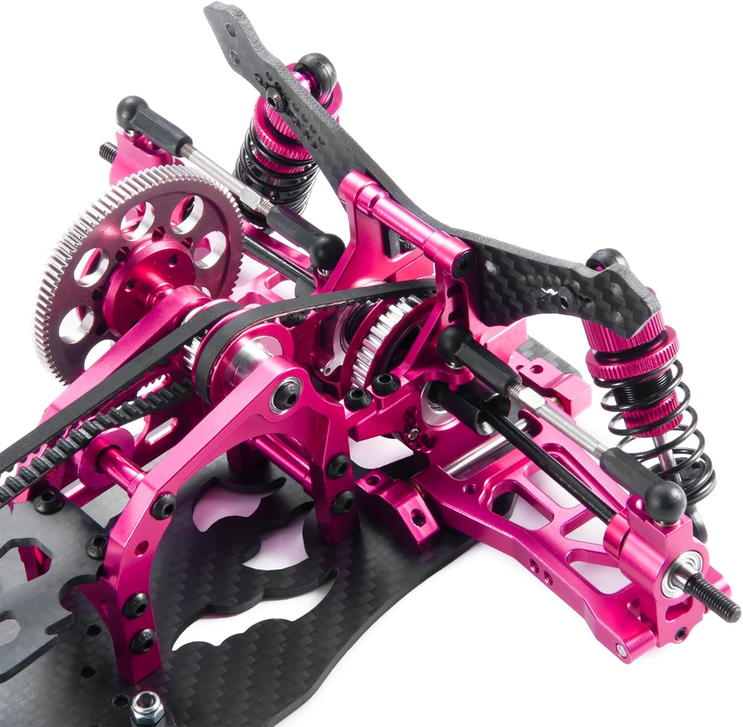 1/10 Alloy & Carbon AWD 4WD Drift Racing Car Frame Body Kit for Sakura D4 RC Road Drift Car Upgrade Parts