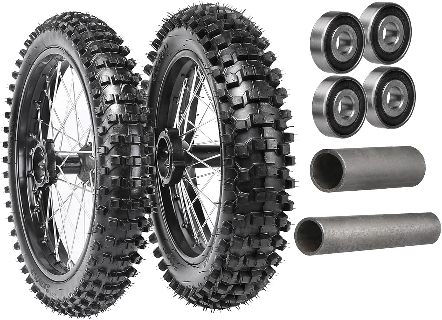70/100-17 & 90/100-14 Tires, Tubes, 12mm Conversion 17
