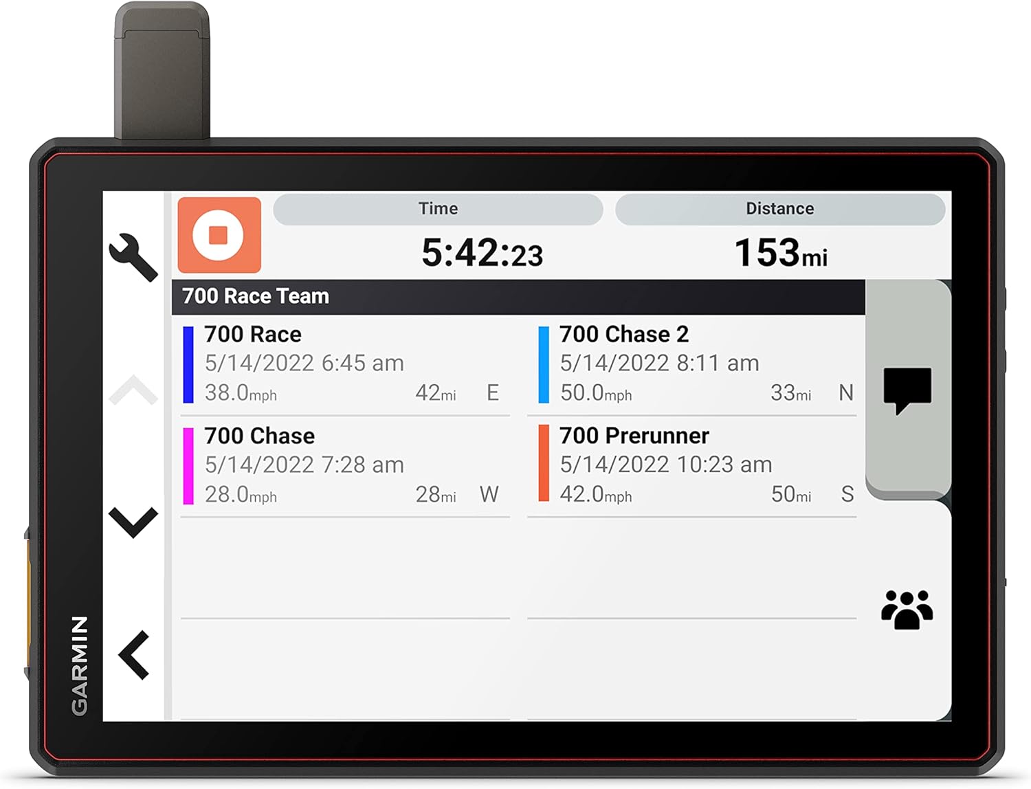 Garmin Tread XL - Baja Chase Edition, Rugged, ultrabright 10” Off-Road Chase Navigator, Portable GPS for Baja Support Trucks, Team Tracking with Built-in inReach Satellite Communication