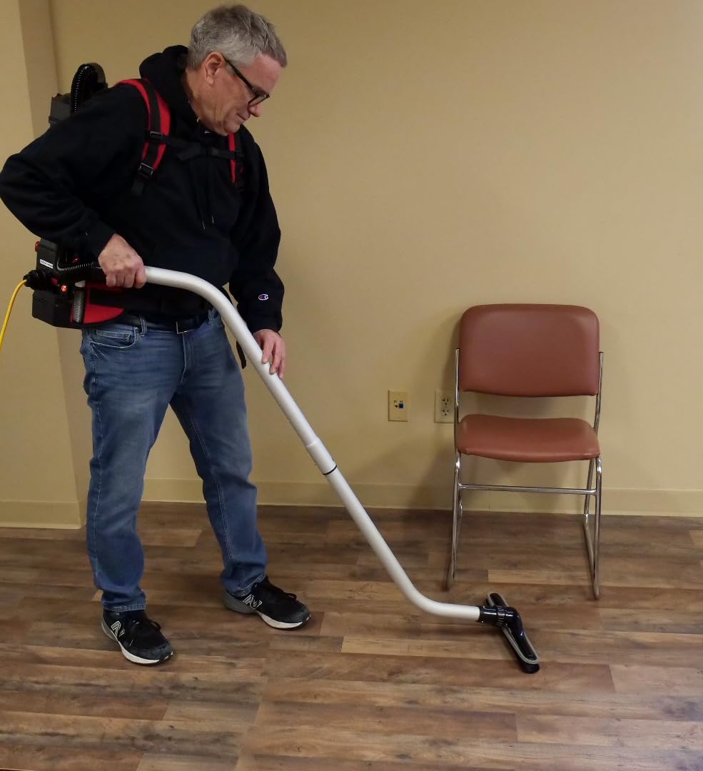 Cen-Tec Systems 6 Qt. HEPA Commercial Backpack Vacuum with Attachment Set