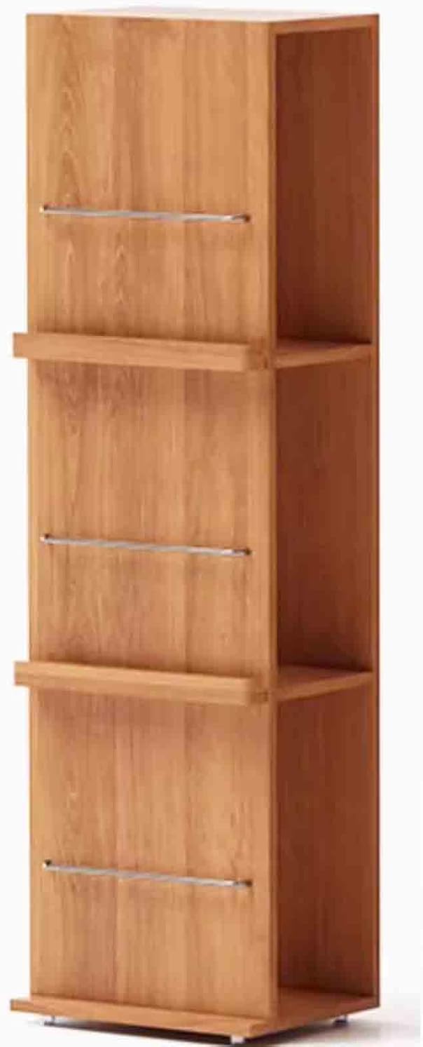 Modern Light Luxury Home Bookcase Floor Standing Storage Bookcase Children's Storage Cabinet Multi-Level Bookshelf Cabinet Creative Shelves Solid Wood to Build Safe and Environmental Protection (Colo