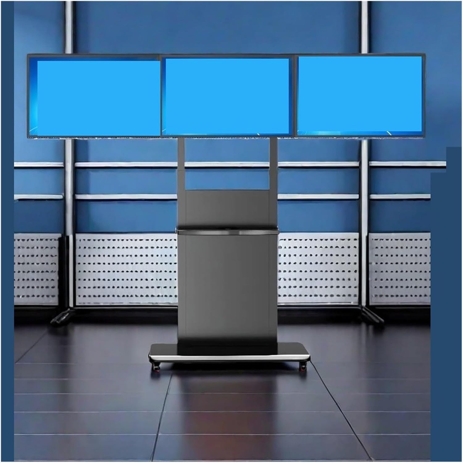 703 Floor Standing Triple Monitor Stand 22-32 inch/3 Screens