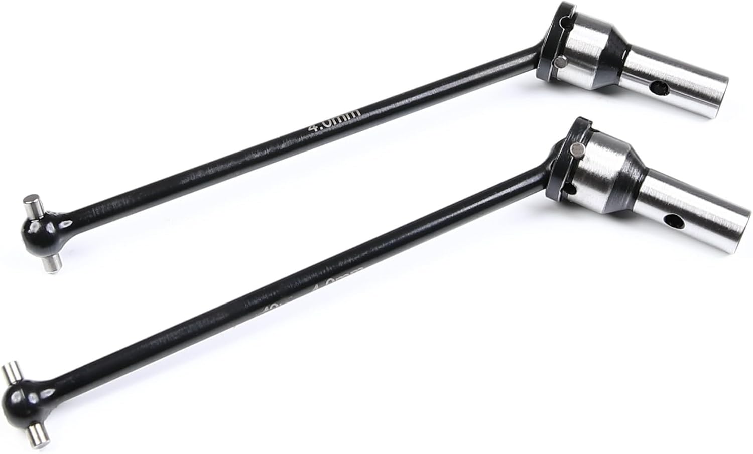 RC Car Transmission Shaft for TLR Race for LOSI for 8IGHT X-E 4WD 1/8 Metal Steel RC Car Driveshaft Front Rear Dog Bones Transmission Shaft RC Car Upgrade Part(Front and Rear)