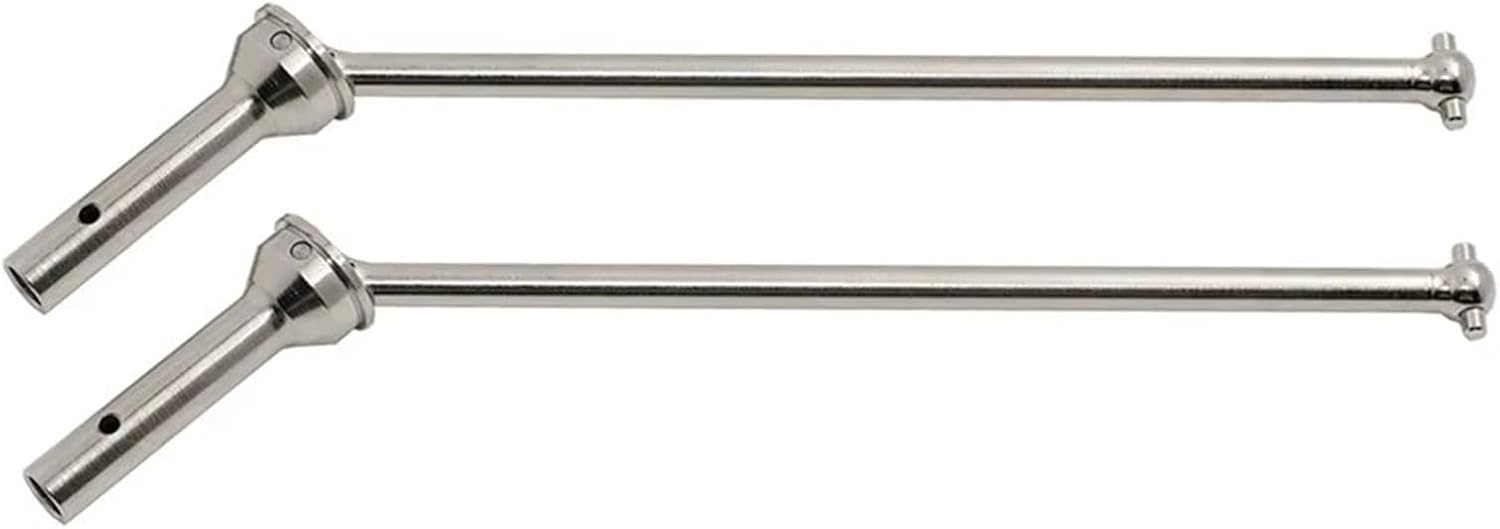 for Arrma for KRATON for Outcast for Notorious Steel Metal Front Rear Drive Shaft CVD Driveshaft 1/8 RC Car Parts RC Car Parts(Silver)
