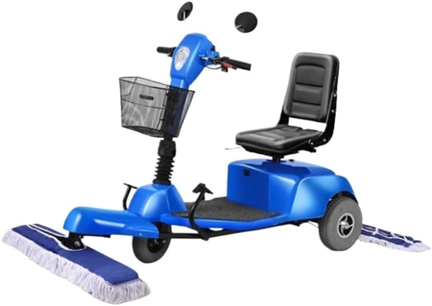 Walk Behind Manual Push Floor Sweeper Electric Dust Cart Driving TypeFloor Scrubber Work Shop Hospital Shopping Mallsuper Market Three Wheeled CleaningVehicle Industrial Sweeping Machine