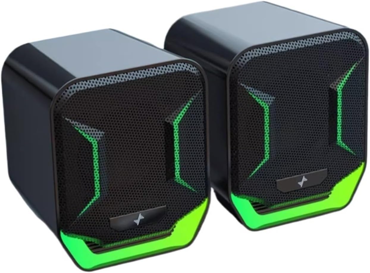 Desktop Computer Audio Games Esports Atmosphere Light Large Volume Heavy Subwoofer Small Speaker Cable