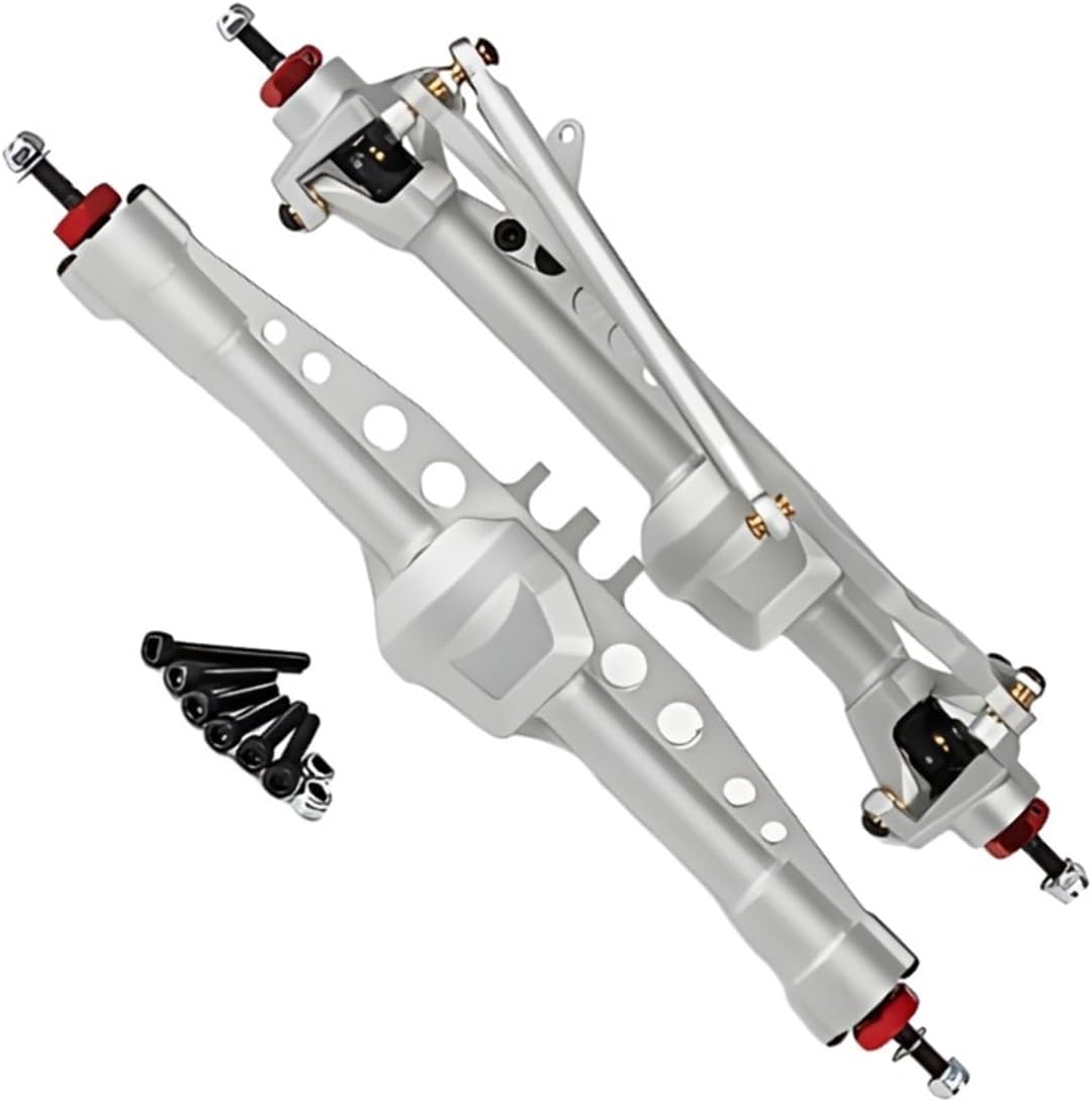 RC Vehicle Axles Compatible with Axial for SCX10 1/10 RC Car Part RC Car Accessories Aluminum Alloy Front Rear Axle RC Upgrade Part Protector