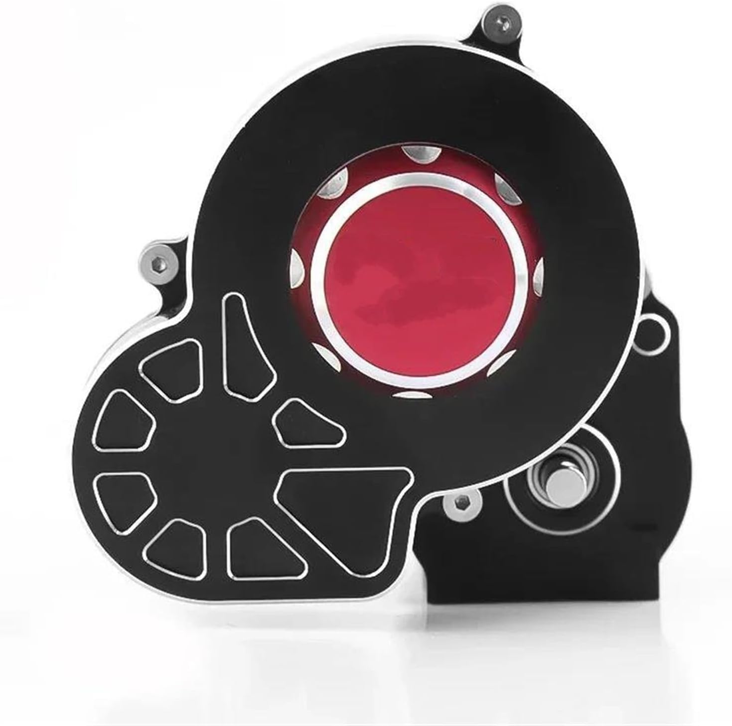 RC Transmission Gearbox Compatible with Axial SCX10 II III 1/10 RC Crawler Car Upgrades Parts Metal 2 Speed Shiftable Transmission Gearbox Accessories