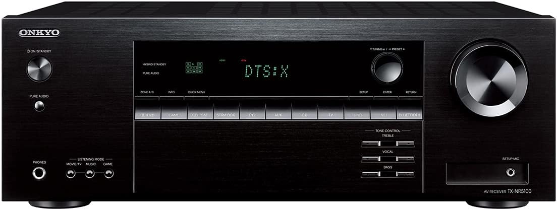 Onkyo TX-NR5100 7.2-Channel AV Receiver - 150 Watts Per Channel
