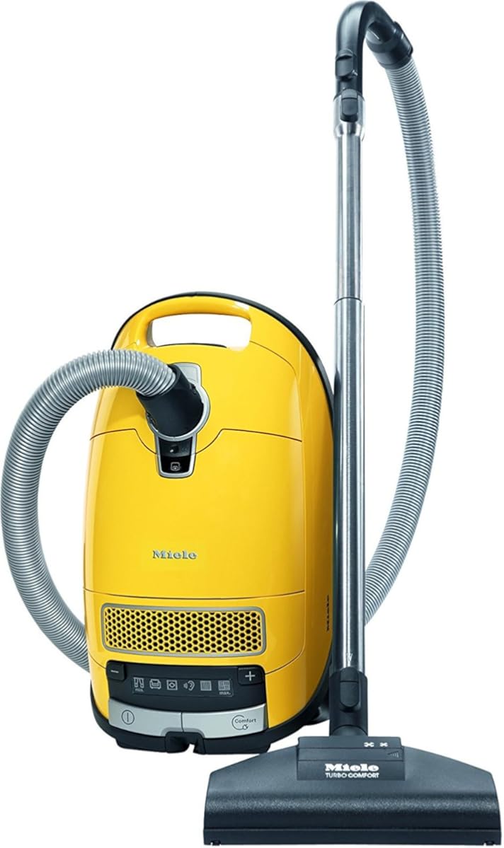 Miele 41GFE036USA Complete C3 Calima Canister Vacuum, Tuscany Yellow