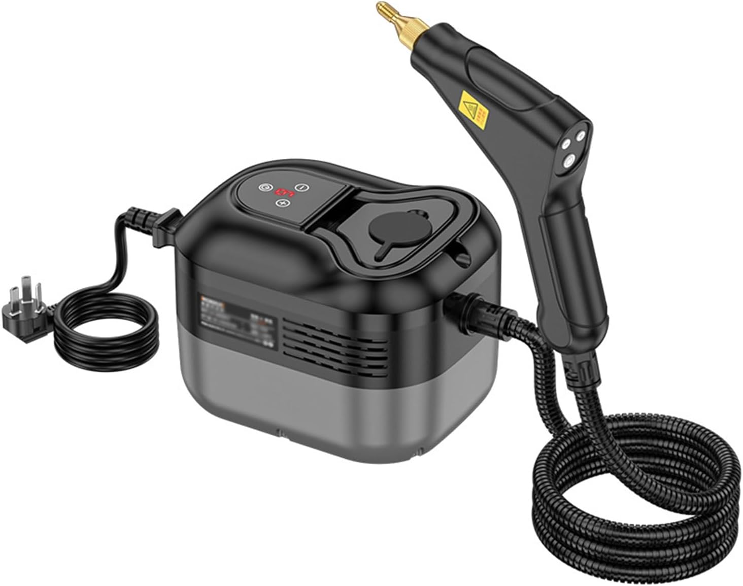 Handheld Steam Cleaner, Touch Screen 6 Levels Adjustable Deep Cleaning Steamer with Portable Handle 1200ml Water Tank