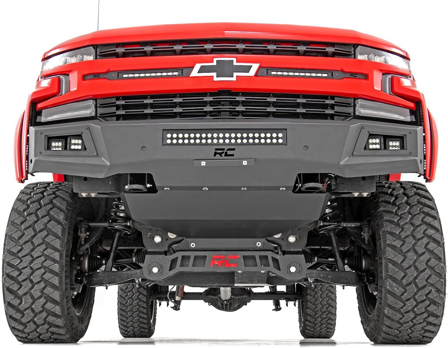 Rough Country Front High Clearance LED Bumper for 19-22 Silverado 1500-10757A