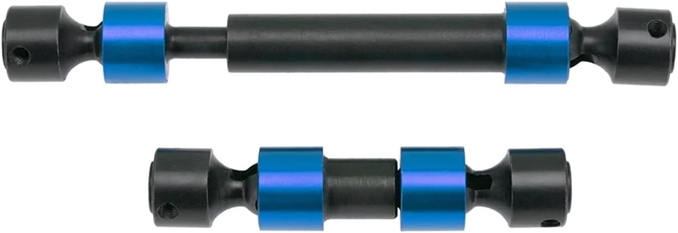 RC Car Drive Shafts for Traxxas for E-Revo 2 0 VXL 86086-4 RC Cars Steel Drive Shaft Model Simulator Vehicle Upgrade Part Replacement(Blue)