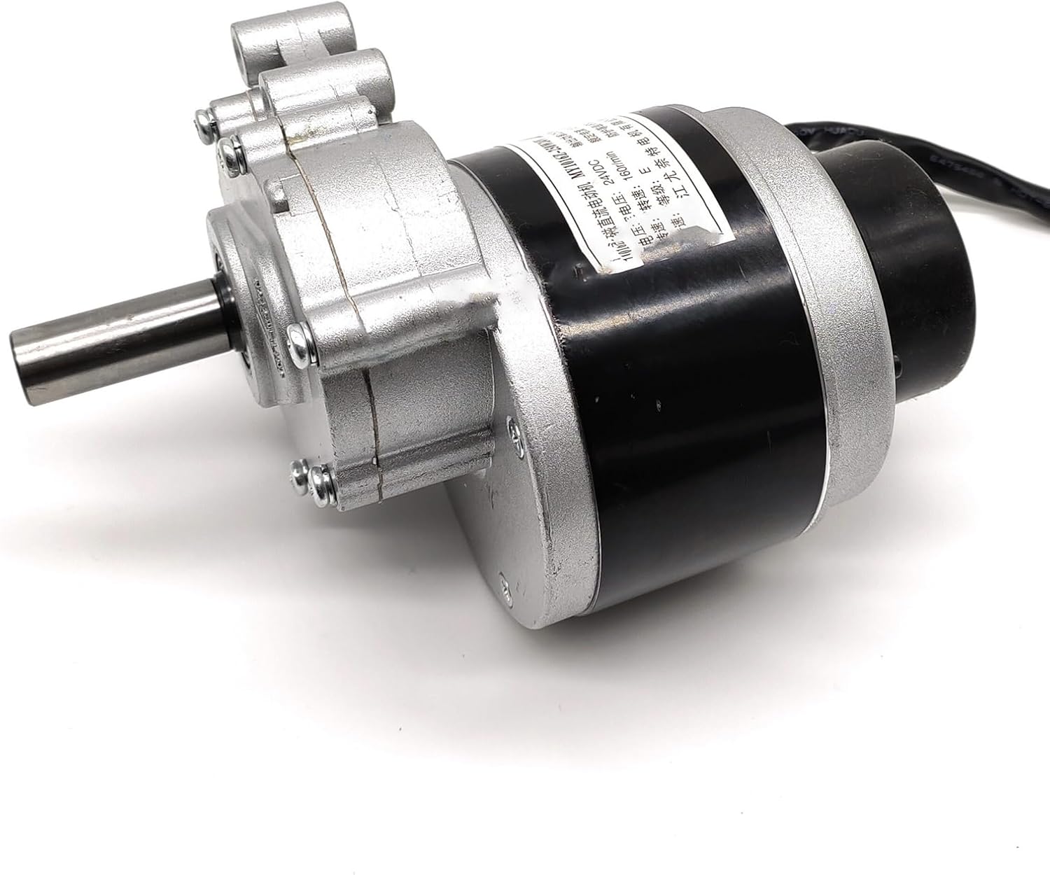 250W 24V Brushed DC Motor, Low Speed, 75–180 RPM, For Electric Wheelchair, E-Scooter, Robotics & DIY Projects(180 RPM)