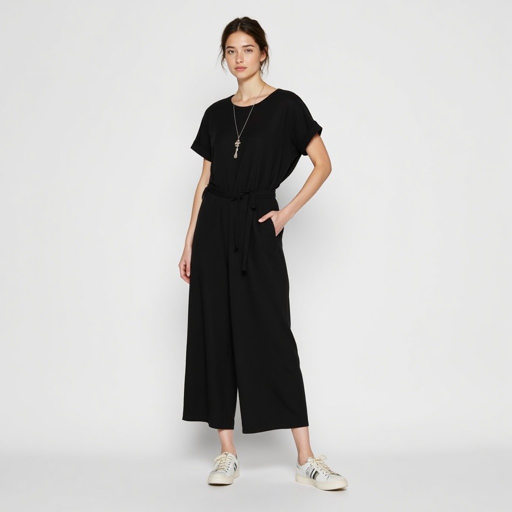 The Linen Jumpsuit // Noir