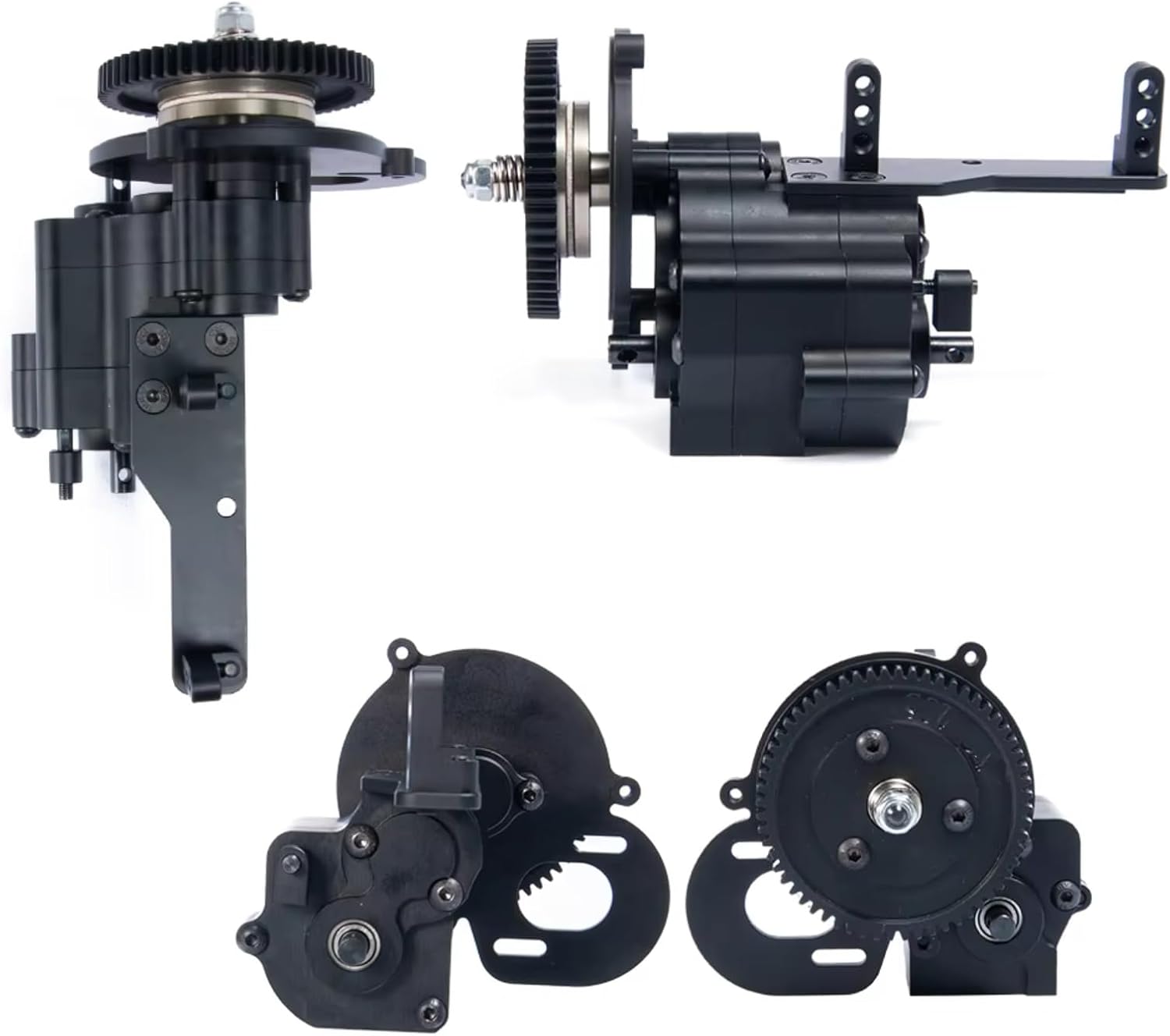 Rc Repairs Spare For Axial For Wraith RR10 90048 90018 90053 1/10 Aluminum 2 Speed Transmission Center Gearbox Cover RC Crawler Car Parts(1 Set)