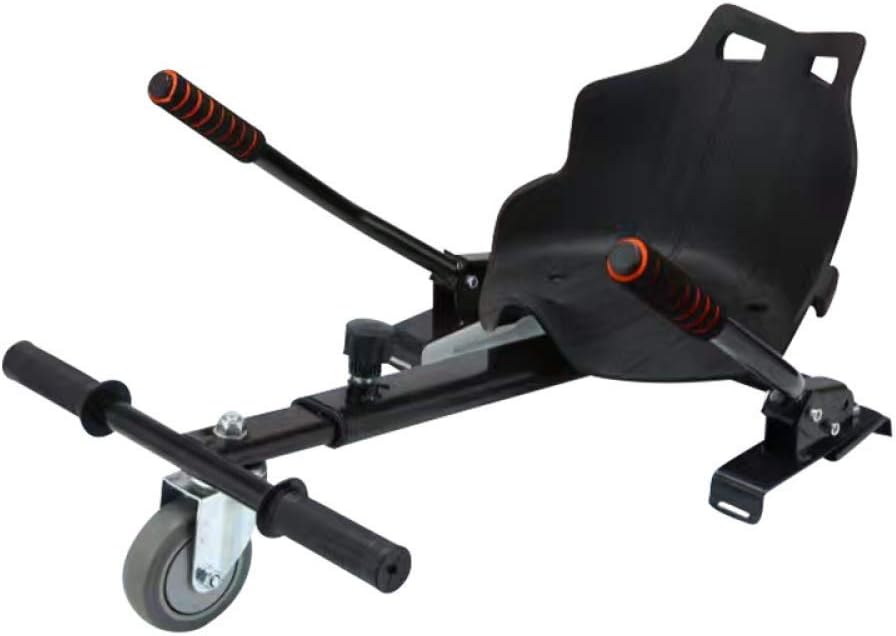 Universal Hoverboard Seat Attachment Hover Board Go Kart with Adjustable Frame Length Compatible with Most Hoverboard Self Balancing Scooters