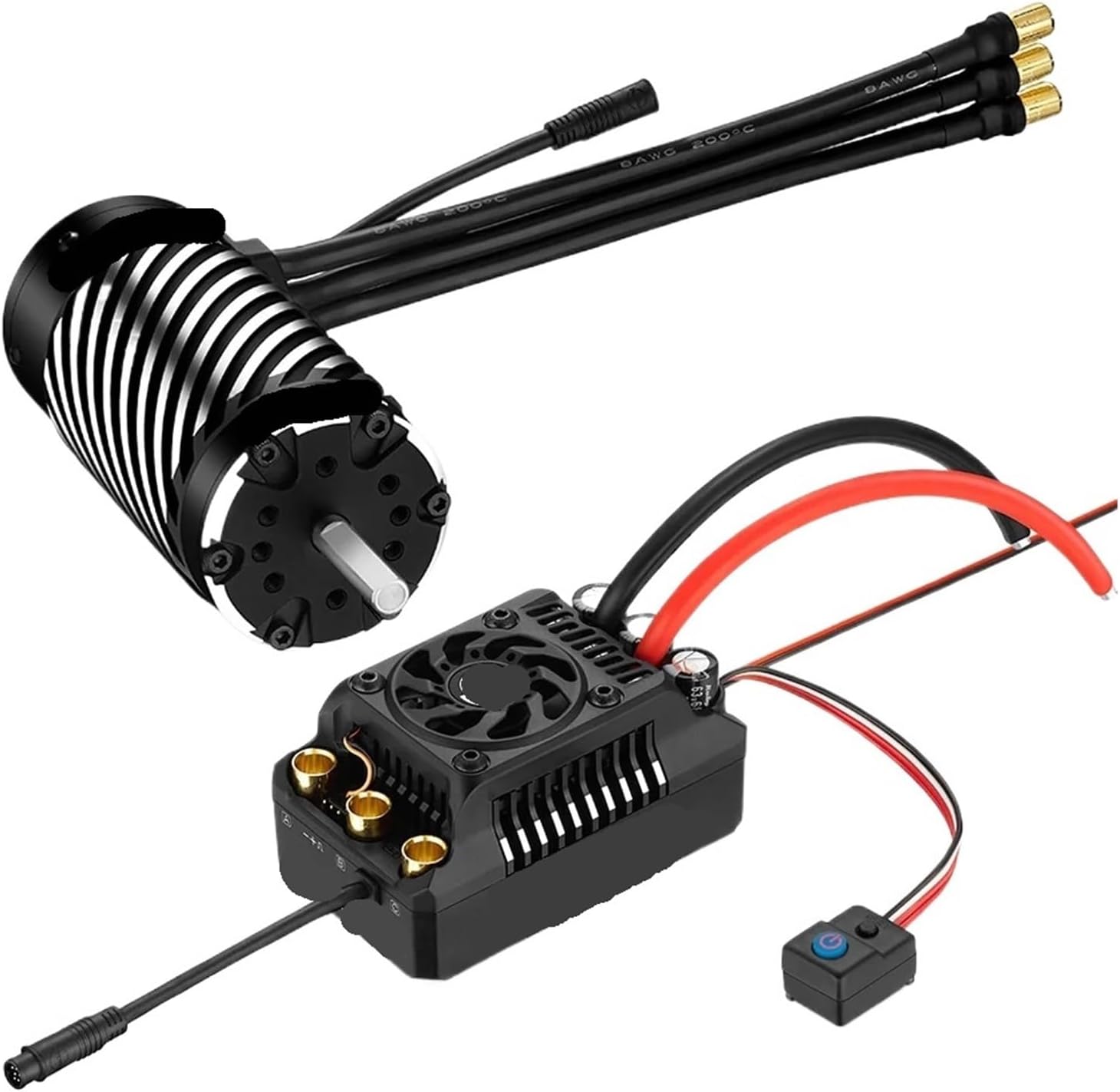 56118SD 250A 6-12s Brushless Sensorless ESC with 650KV 800KV 1100KV Motor(MAX5 250A ESC 6-12s)