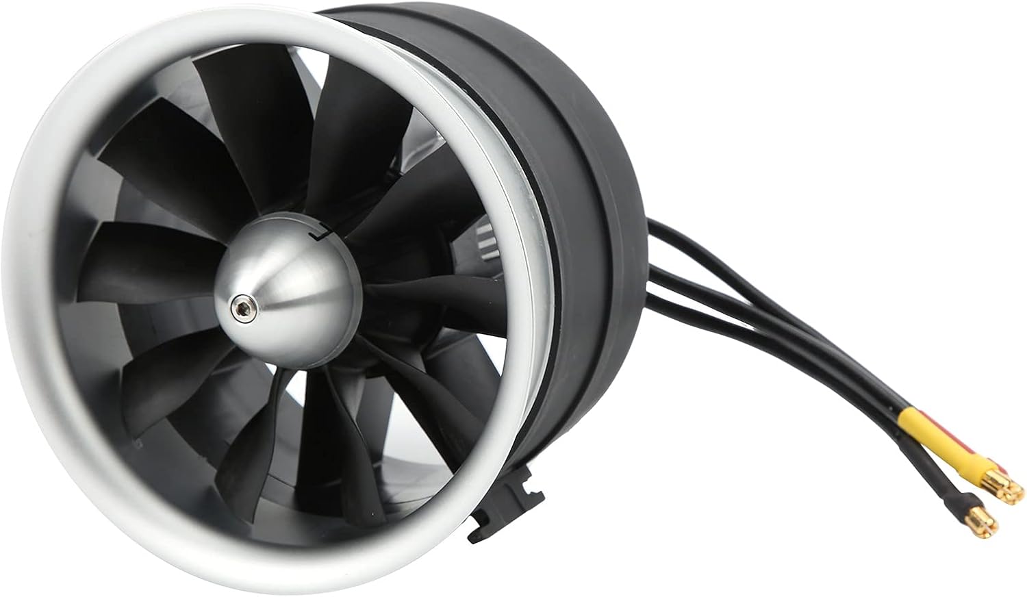 RC Ducted Fan, RC 120mm S‑EDF Electric Ducted Fan Semimetallic 10 Blades with Motor for RC Plane Modeling Accessories