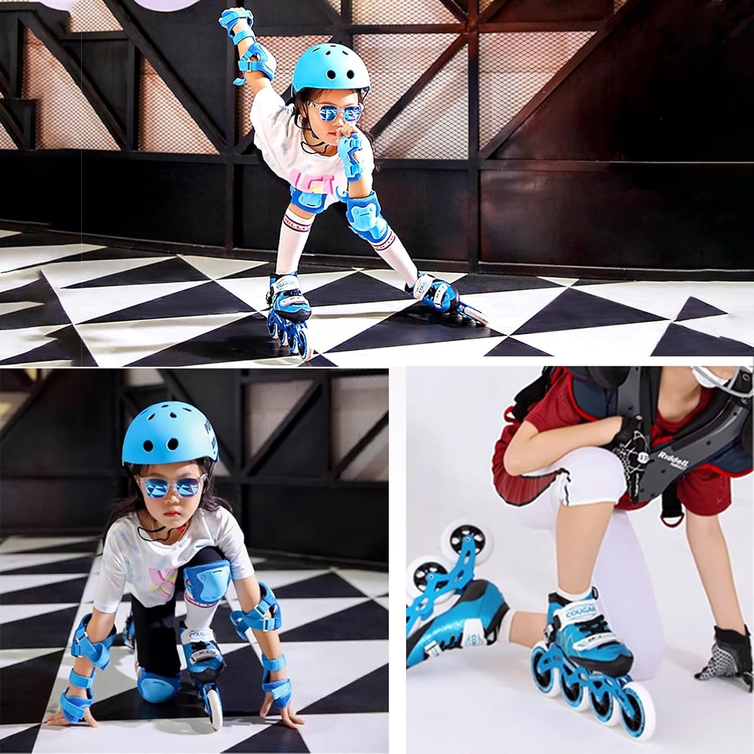 Inline Speed Skates for Men Women, Heat Moldable Carbon Fibre Professional Speed Inline Racing Skates High Performance Adjustable Training Skates, Unisex