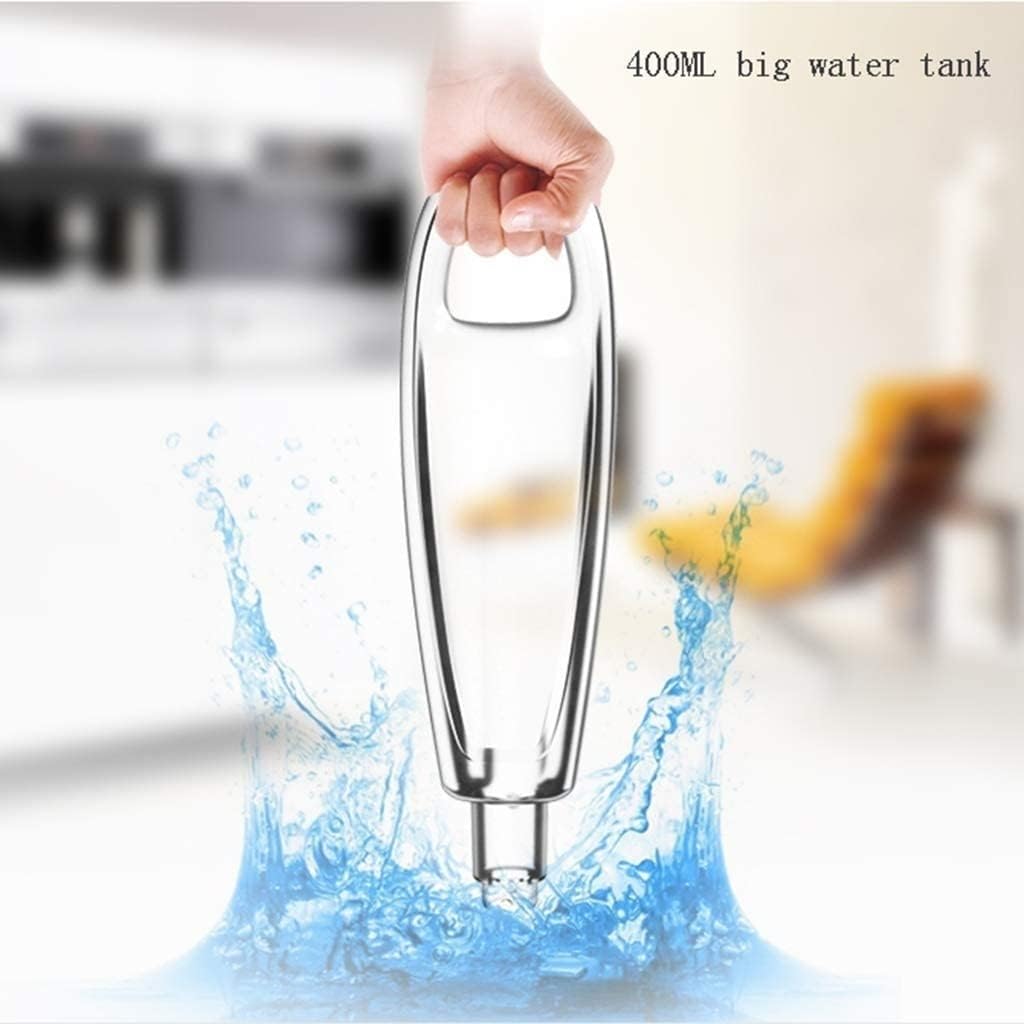 UOOD Multifunctional Steam Mop Electric Household Push Cleaner High Pressure Kitchen Cleaner, Blue Triangle Brush Head 400ml Big Water Tank