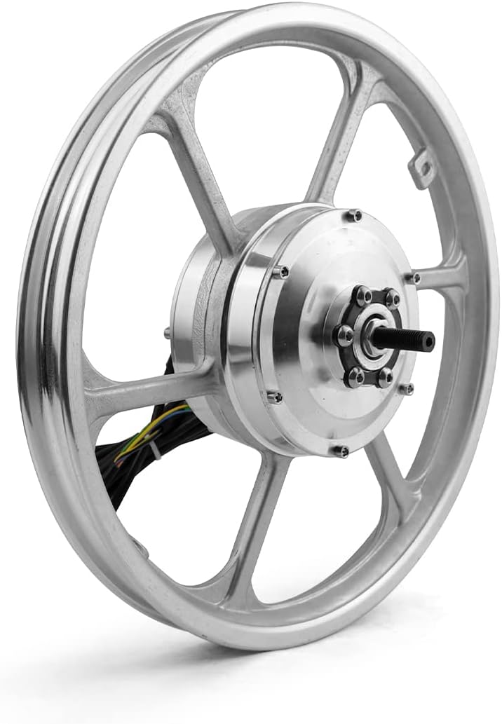 24V 36V 48V 350W 16 Inch Hub Motor Wheel Hall Sensor Aluminium Rim 16x1.75 Tire For Front Drive Scooter Mini Bike Bicycle（24V）