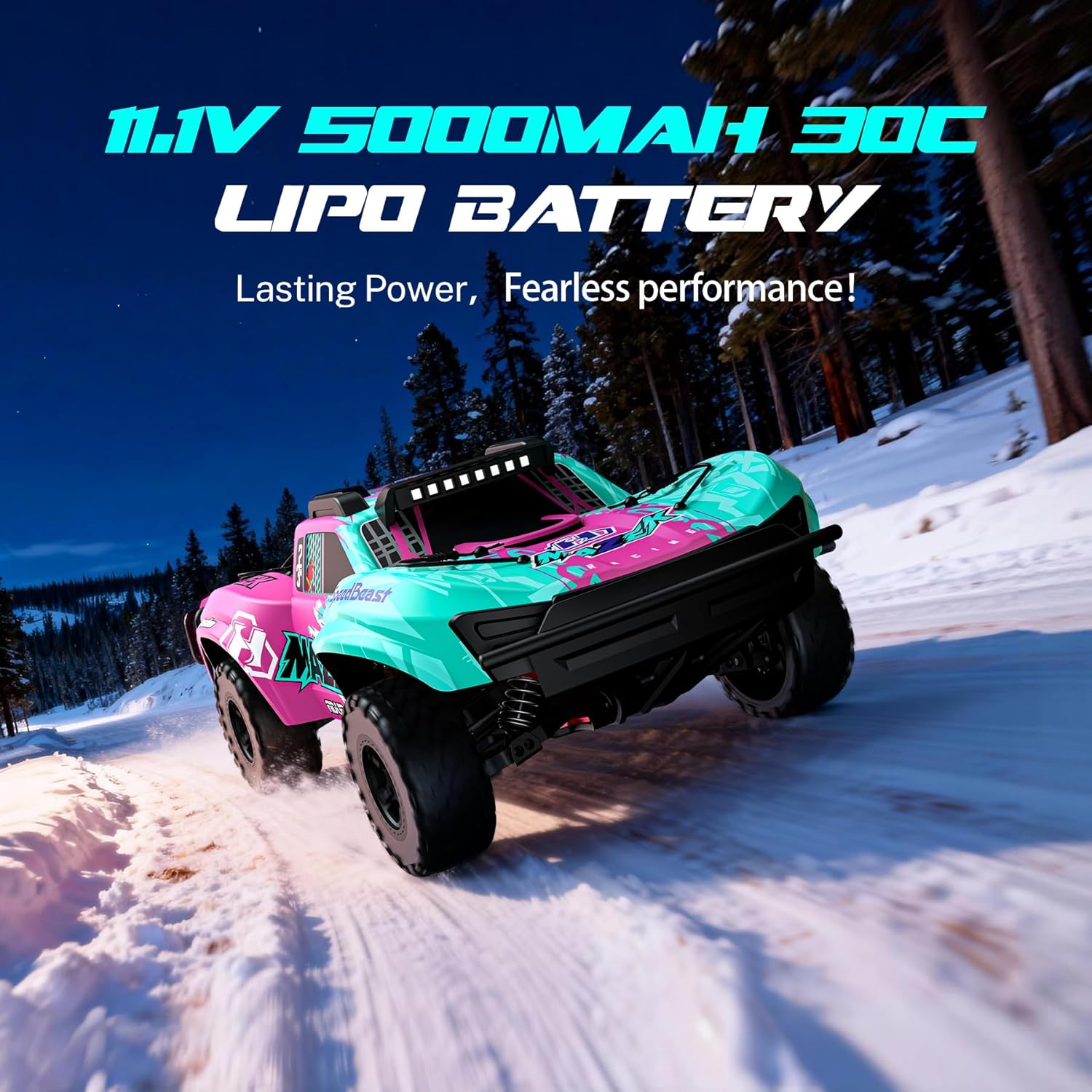 Hosim 1/10 RC Truck 4WD Brushless Buggy Cars, MAZEK RTR 62+ MPH Hobby Grade High Speed Remote Control Car for Adults & Teens Off-Road Bashing, Rock Crawling, Racing Waterproof Electric Monster Trucks