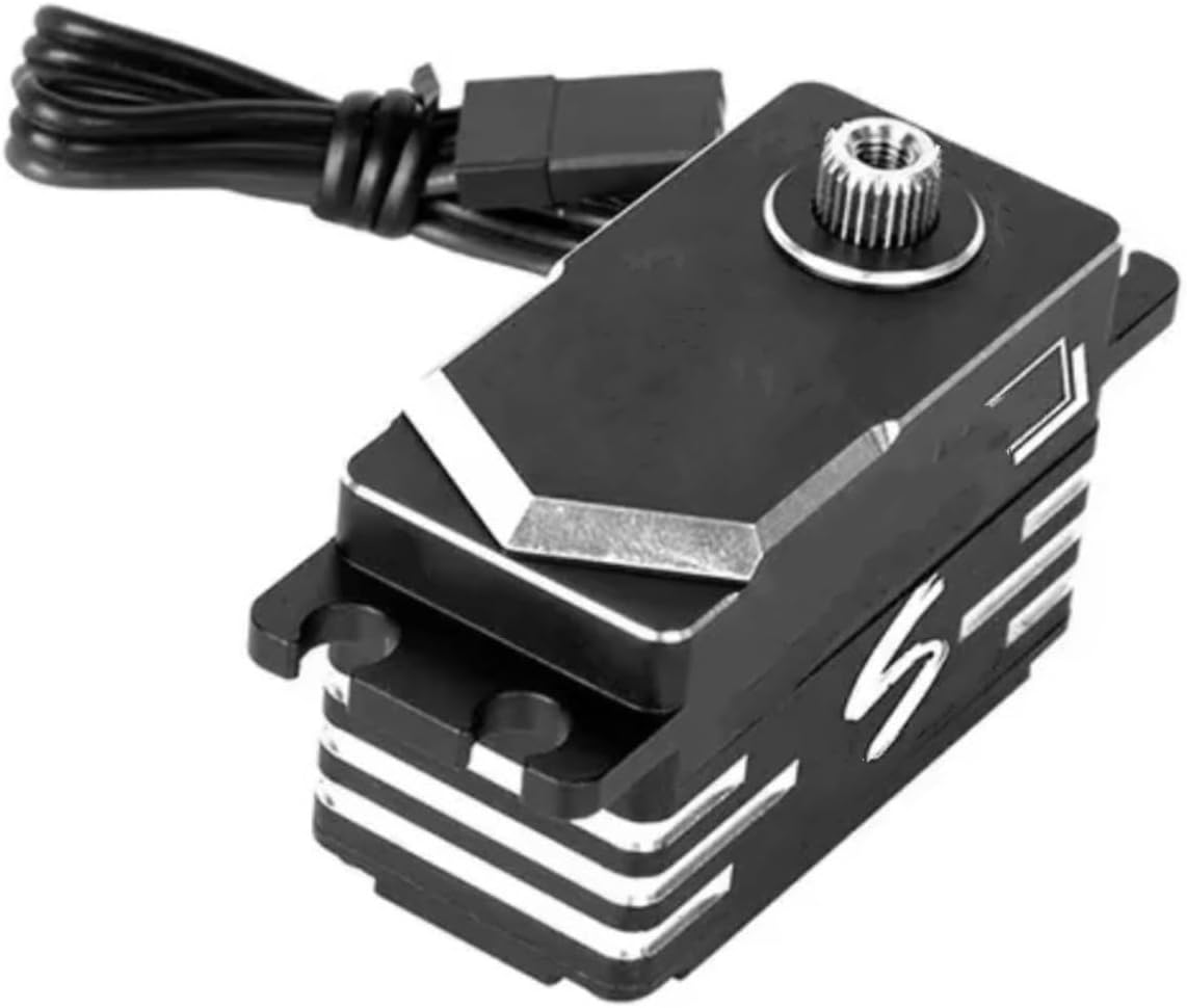 Rc Drift Cars Parts For Etc D3519HB-S Low Profile Programmable HV Brushless Servo For Toys RC Car Repair Modify Parts Assembly Upgrading(Black)