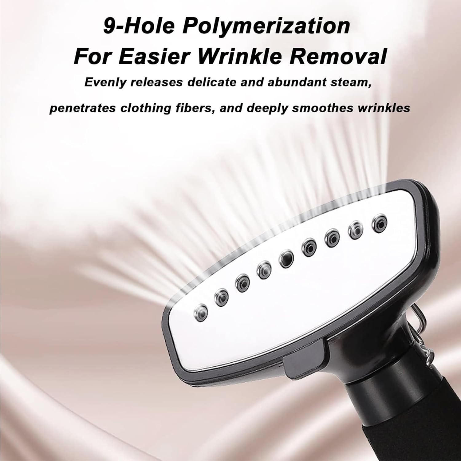 Xscxliny Clothing Steamer, 2000W Double Rod Clothing Steamer, 35S Fast Heating Continuous Steam Wrinkle Removal Machine, Steam Hanging Ironing Machine Household Small Handheld Vertical,A