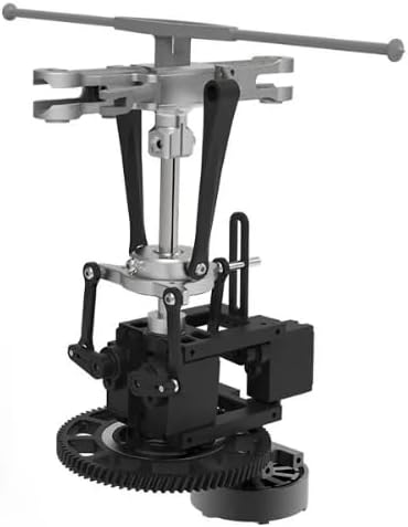 FlyWing UH-1 Huey V4 Scale 6CH Outdoors RC Helicopter RTF with 2 Blades, High Speed Brushless Motor, GPS Positioning - Remote Control Helicopter, RC Aircraft 470 Class for Adults & Beginners (Grey)