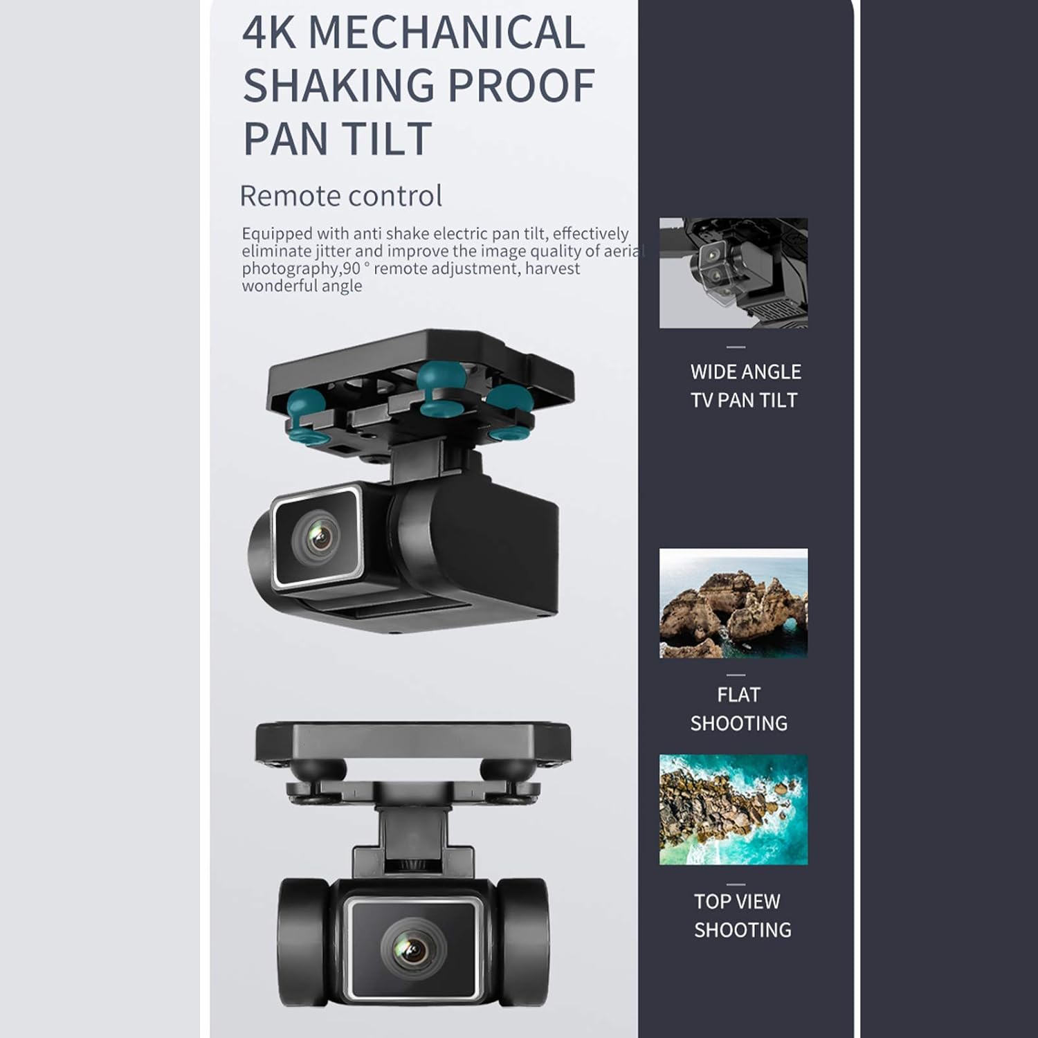 GoolRC CSJ S189 PRO GPS Drone for Adults, 5G WiFi FPV Drone with 4K UHD Camera, RC Quadcopter with Brushless Motor, Optical Flow Positioning, Auto Return Home, Follow Me, Storage Bag and 2 Batteries