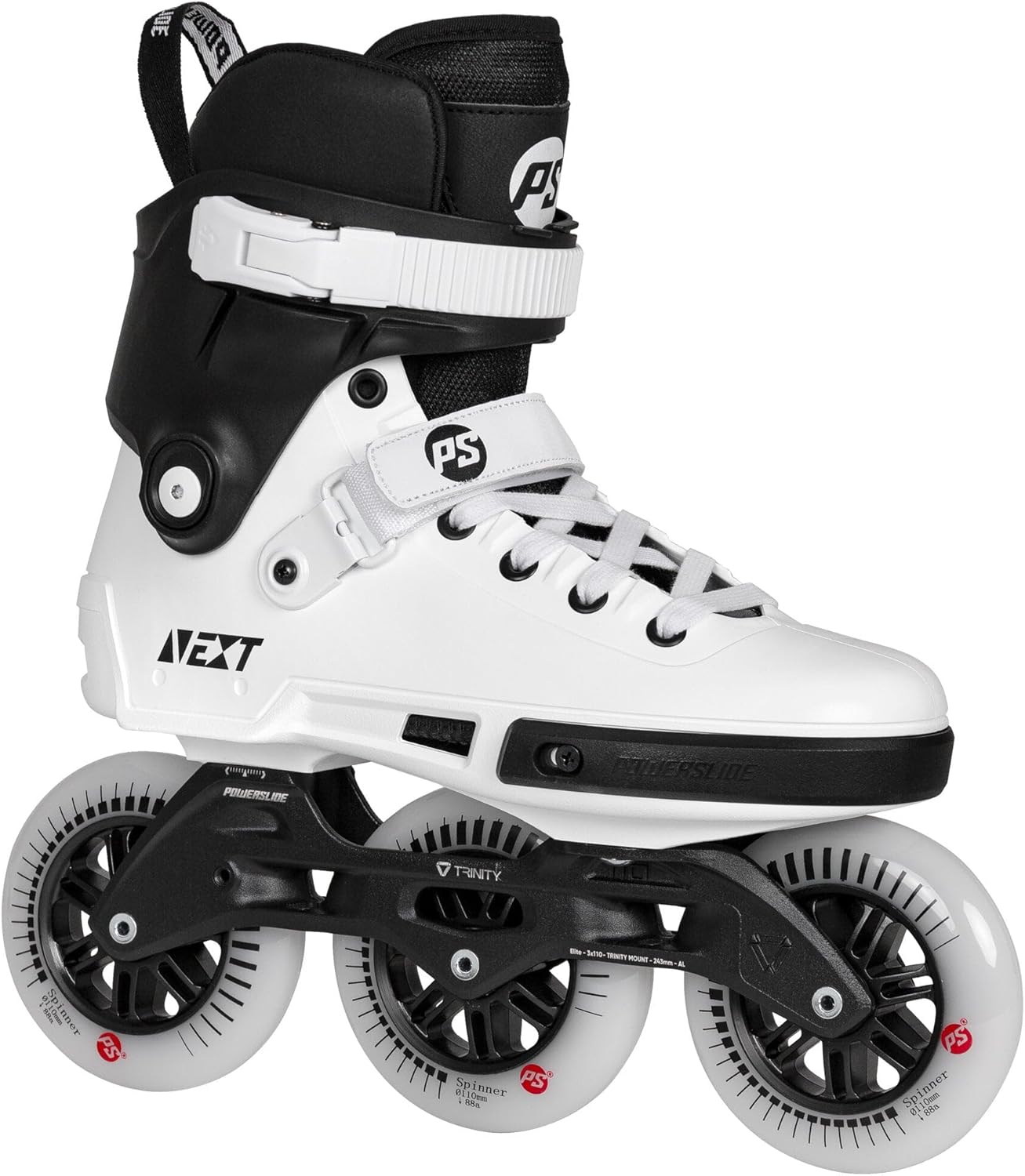 Powerslide PS Next Core 110 Skates Black 12.0-12.5 (46-47)