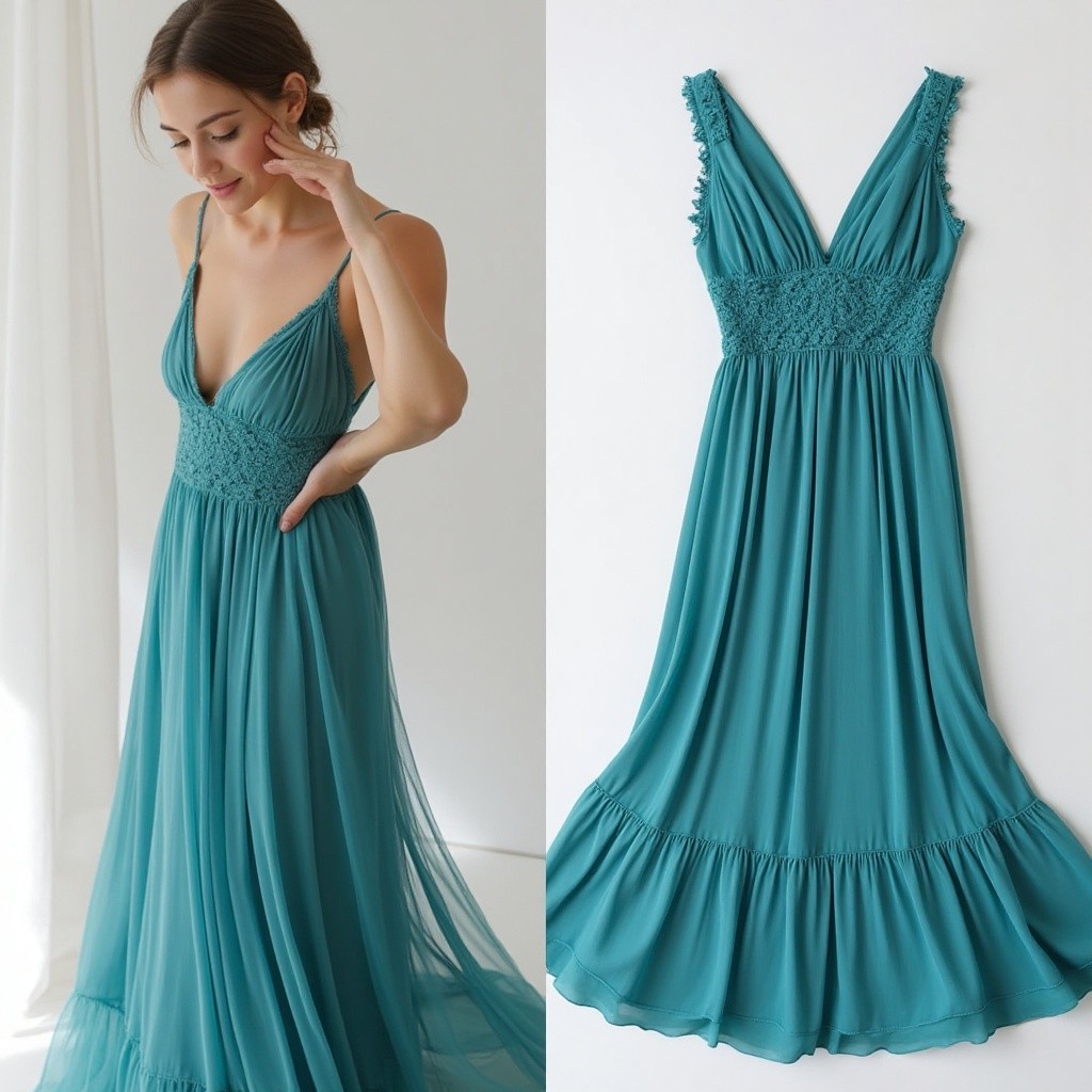 The Zoe Dress // Lagoon